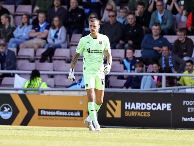 Had next to nothing to do after replacing Burge but might now have an opportunity to stake his claim to be Town's number one... 6