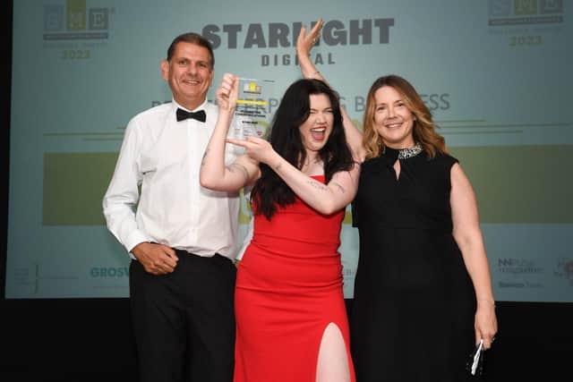 SME Northamptonshire Business Awards Best Enterprising Gold Winner, Pilkington Communications