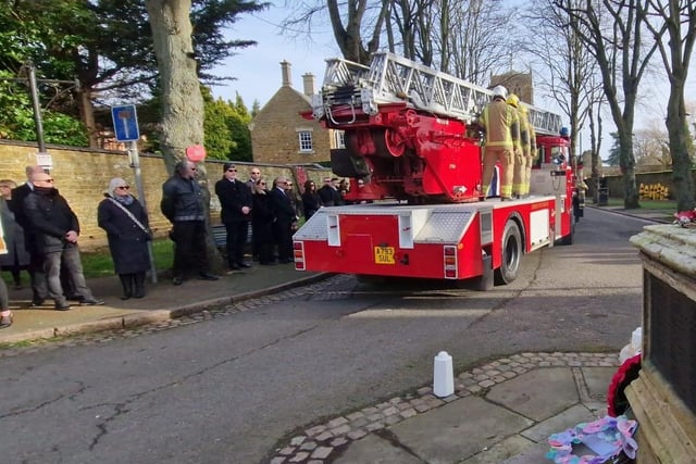 Streets lined in honour of Corby firefighter Hilmi Say