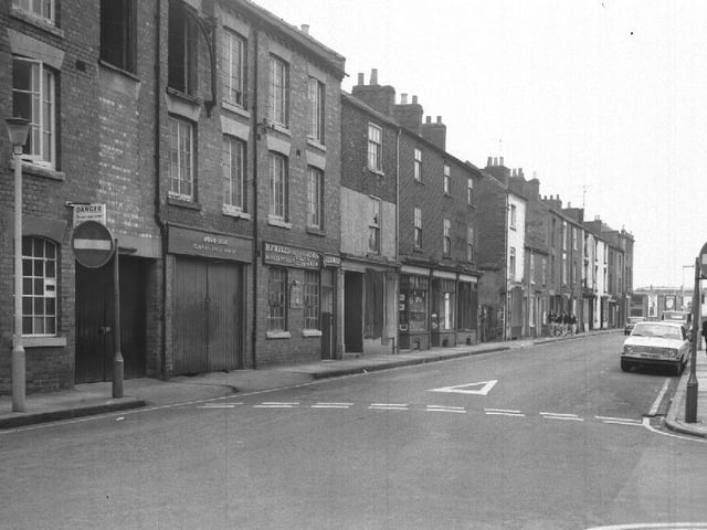 Lady's Lane, Northampton before demolition