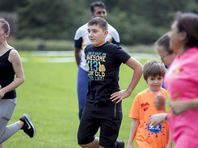 A family-friendly fun run, with water slides and obstacles, took place at Upton Country Park on Saturday (August 12) to raise funds for a Northampton charity.