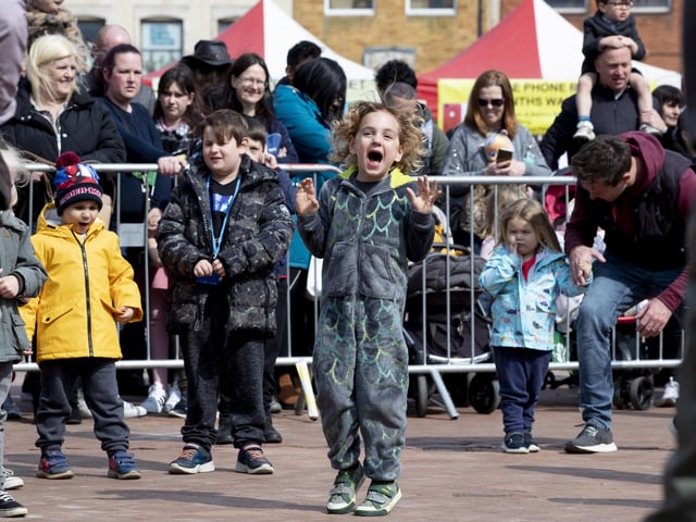 Dinosaur Day, Northampton Market Square.