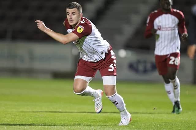 Aaron McGowan has made 57 appearances for the Cobblers