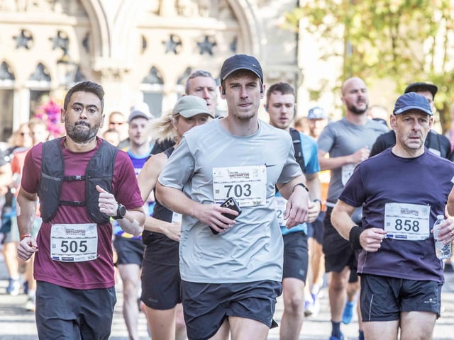Hundreds of runners took part in the half marathon on Sunday September 15, 2024.