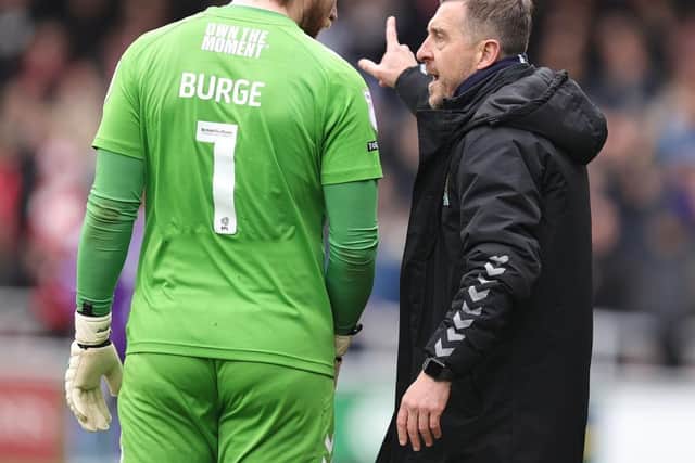 Lee Burge and Jon Brady