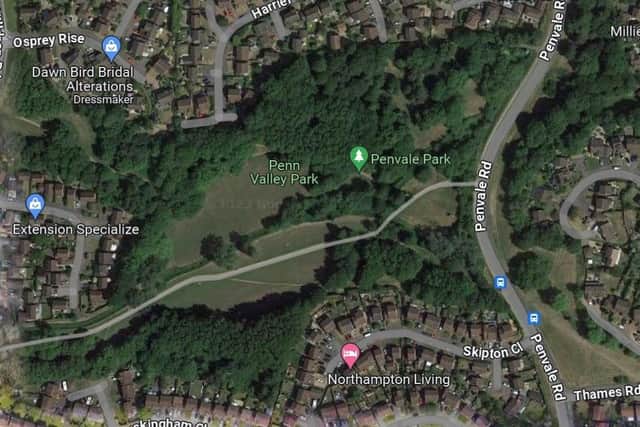 The incident happened in Penvale Park, Northampton.