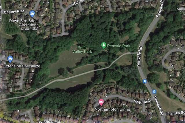 The incident happened in Penvale Park, Northampton.