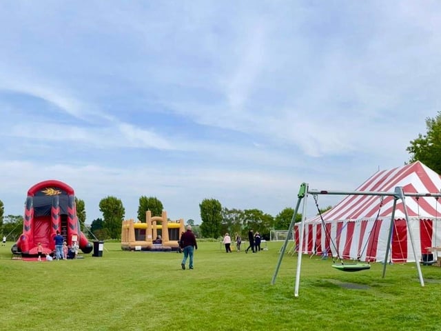 Children enjoyed the event that raised more than £3,600, which will be put towards a new outdoor classroom.