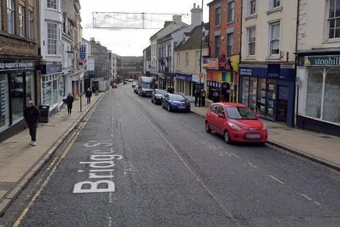 Bridge Street saw 960 cars slapped with a fine between January 1 and November 7