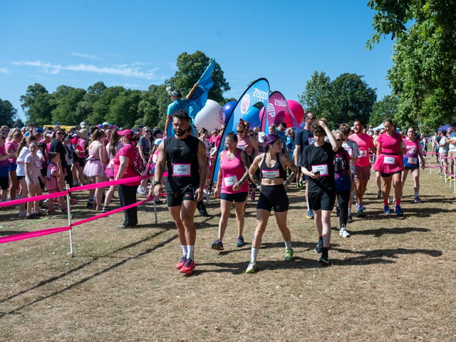 Runners taking part in the Race For Life at Abington Park in Northampton on Sunday, July, 12, 20026. Photo by David Jackson.