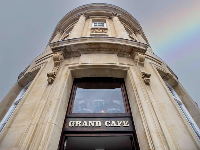Inside new cafe which has opened at the former Nationwide building on the corner of Drapery and Mercer's Row