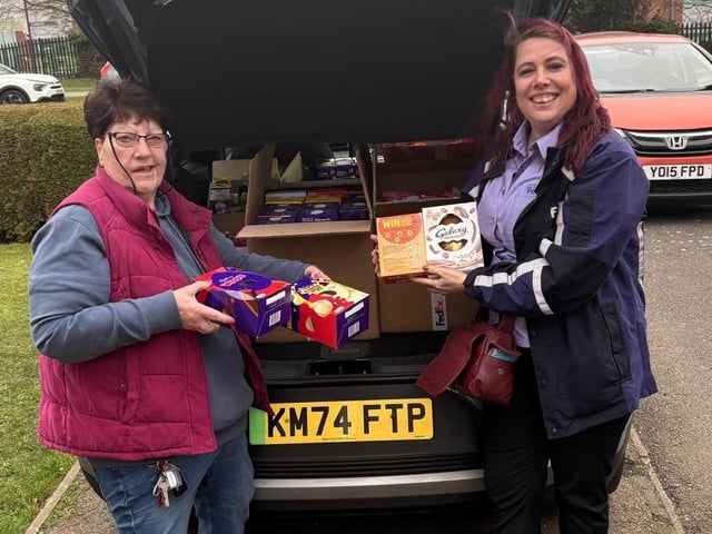 Generous residents support Northamptonshire Easter egg appeal 2026 /Jeanette Walsh