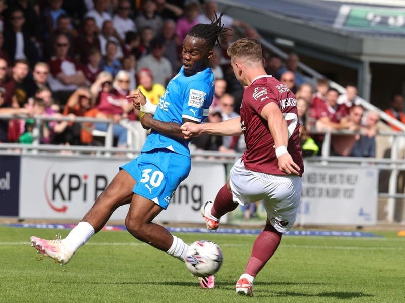 Not a lot to shout about in terms of shots and attacking play but worked hard and pressed well again, forcing a couple of mistakes from Peterborough's defenders. Inches away from reaching Pinnock's cutback late on... 7.5
