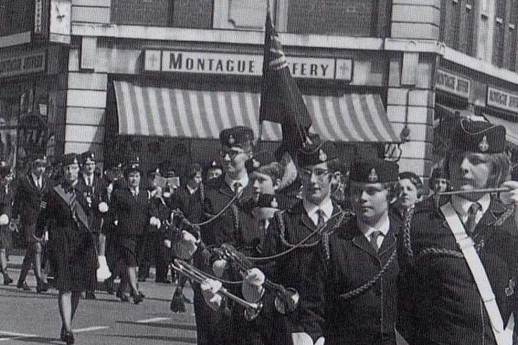 Derngate circa 1960s. Montague Jeffery in the background.