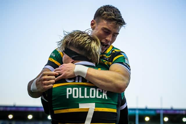 Henry Pollock and Tommy Freeman balance hard work with fun (picture: Adam Gumbs)