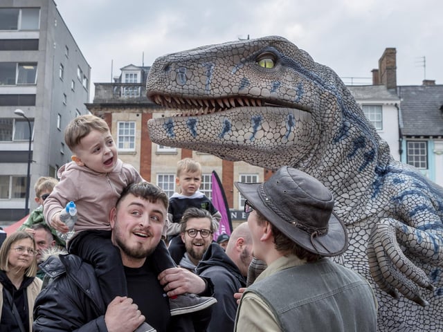 Dinosaur Day, Northampton Market Square.