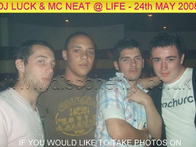 Nostalgic pictures from a DJ Luck gig in Northampton