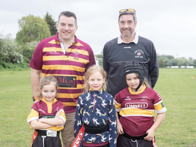 Under 7s girls rugby festival at Northampton Old Scouts on Sunday May 3