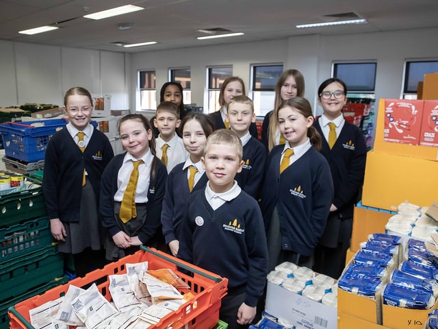 70 bags of food were packed by the 11 hardworking students, who learnt the importance of showing kindness and empathy to the community.