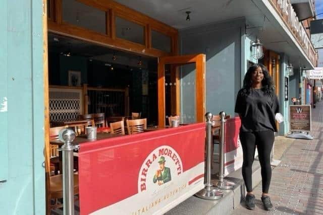 Alberto's and Wedgwood joined forces on Abington Street in October 2022.