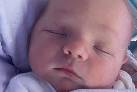 Oscar Albert Isaac born on June 1 at 1.24pm at Northampton General Hospital, weighing 7lbs 6oz.