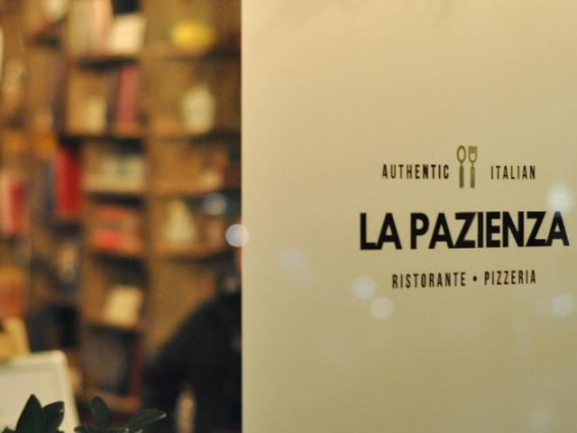 4.7 stars based on 500 Google Reviews. La Pazienza is an authentic Italian restaurant at the heart of town, serving a wide variety of antipasti, pasta, pizza and meat main course dishes. Location: 268 Wellingborough Road, NN1 4EJ. Website: http://lapazienzaitalian.co.uk/