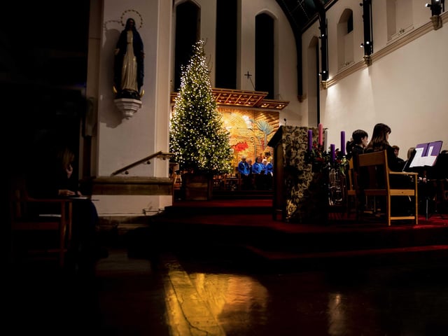 Cynthia Spencer Hospice hosts a Tree of Hope community event in Northampton on Tuesday December 12.
