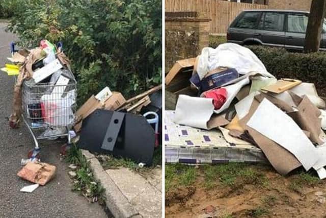Piles of dumped rubbish landed two men court bills of £1,000-plus after they were prosecuted by West Northamptonshire Council
