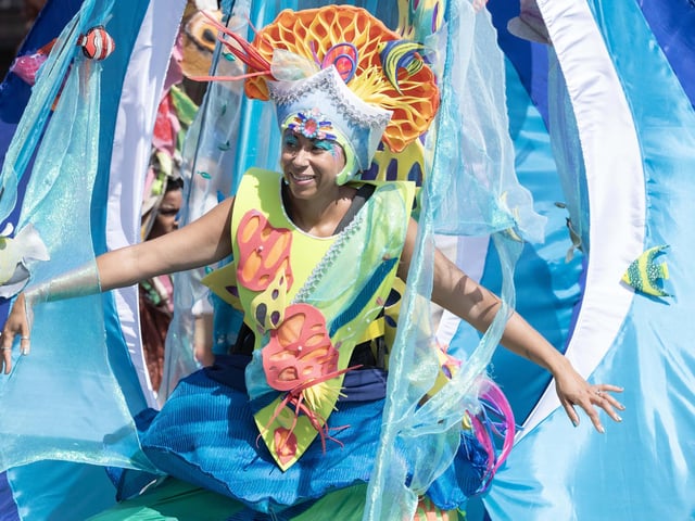 An explosion of joyous colour took over Northampton during the carnival on Saturday June 14.