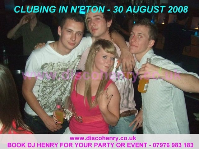 Nostalgic pictures from a night out in town