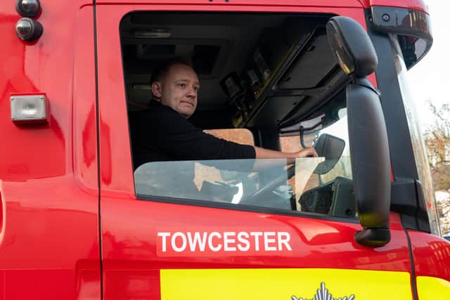 Towcester on-call firefighter Richard Woods