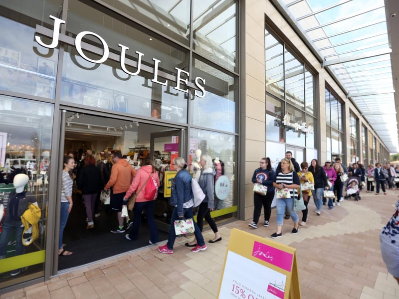 Opening day at Rushden Lakes in July 2017