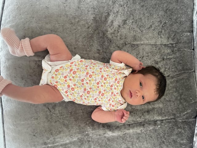 Ava Wren born at 3.11pm on July 30 at Northampton General Hospital, weighing 7lbs 4oz. (Ava was in hospital until August 1, so her parents were unable to submit for born in July).