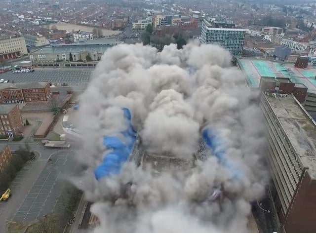 This incredible image was released by Northampton Borough Council at the time