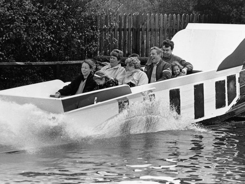 Wicksteed Park Water Chute March 1991 National World
