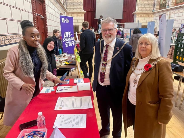 The Mayor and Mayoress were invited to Northampton’s Youth Summit event
