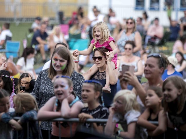 Families enjoyed music, activities, food and more at the three day event in Abington Park.