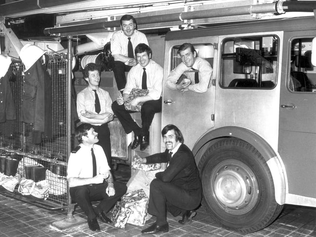 Firemen at Christmas