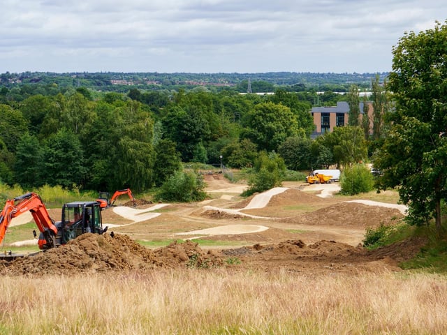 The £15million 'flagship' facility was funded through British Cycling's 'Places to Ride' scheme