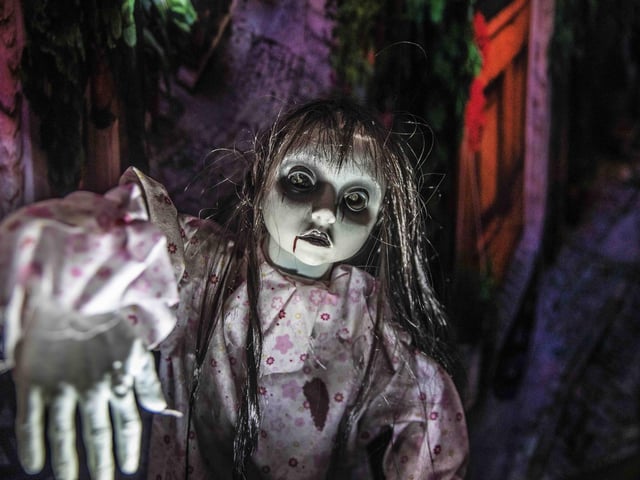 The owner of this Northampton house has gone above and beyond at Halloween for more than two decades. 2023 was no different.