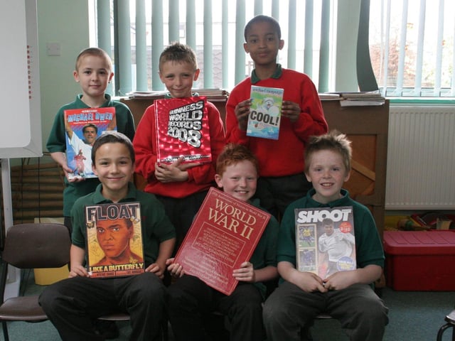 Pupils from Spring Lane Primary School Reading group