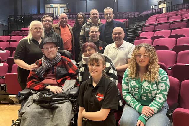 Some of the many volunteers who got involved in The Lewis Foundation's charity single