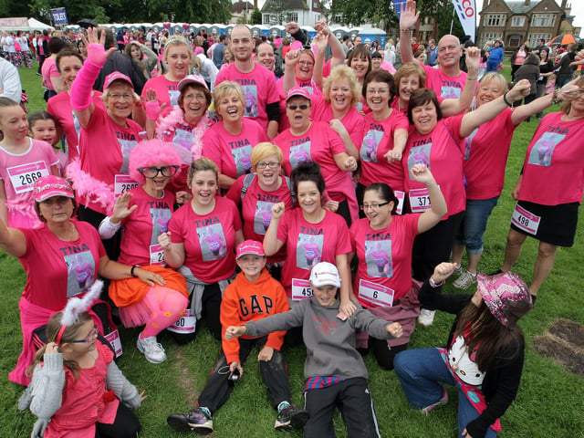 2012 - Northampton Abington Park "Race for Life": Team Tina