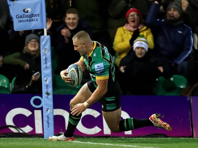 Ollie Sleightholme scored twice for Saints (photo by David Rogers/Getty Images)