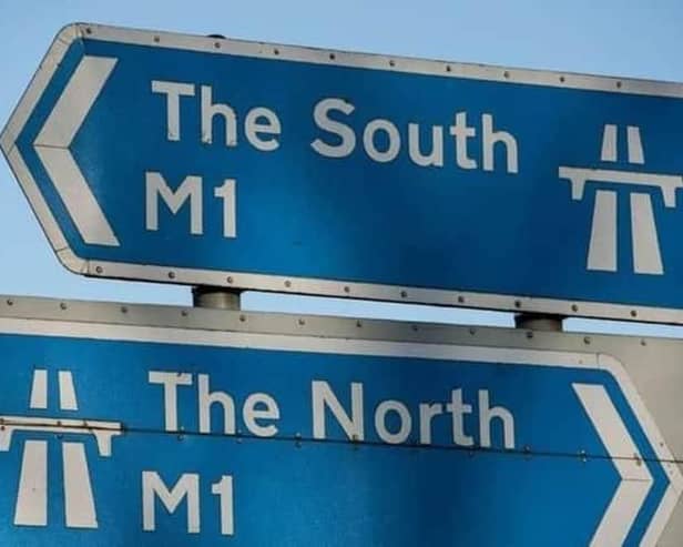 A pedestrian has died after a collision on the M1 near Northampton.