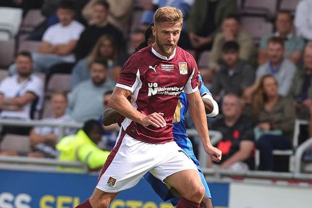 Michael Jacobs played a full part in the Cobblers' pre-season, before suffering an injury on the eve of the season (Photo by Pete Norton/Getty Images)