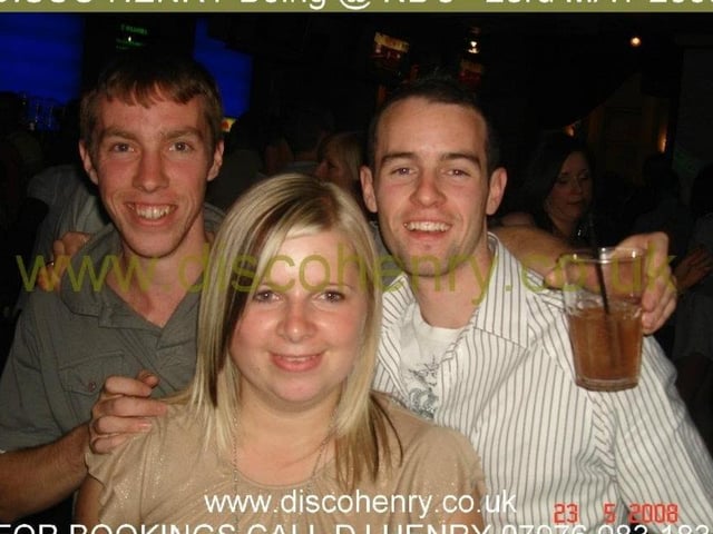 Nostalgic pictures from a Friday night out at NB's