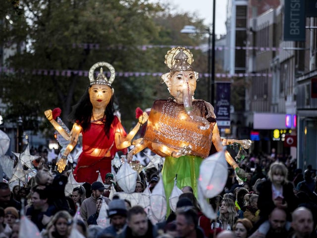 The festival of lights takes over Northampton town centre on Saturday October 15.