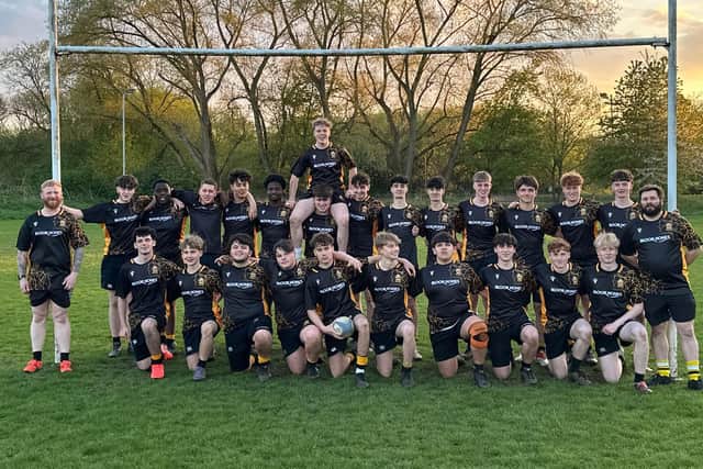 Northampton Casuals Rugby Club U16s topped off their final Juniors season with keepsake kit thanks to Bloor Homes