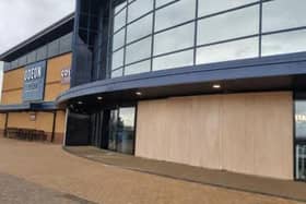 A driver has been sentenced over a crash which forced Northampton's Odeon cinema to shut for hours in April